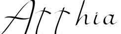 Atthia字体预览