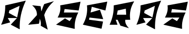 AXSERAS字体预览图