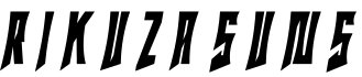 RIKUZA SUNS字体预览图