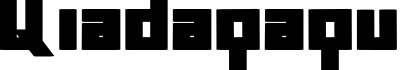 Qiadaqaqu字体预览图
