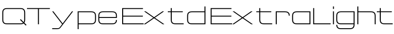 QType Extd ExtraLight字体预览图
