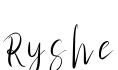 Ryshe字体预览图