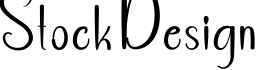 Stock Design字体预览图