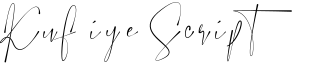 Kufiye Script字体预览图