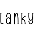 Lanky字体预览图