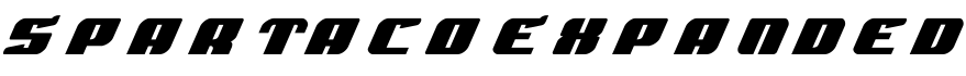 Spartaco Expanded字体预览图