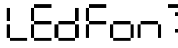 LED Font字体预览图