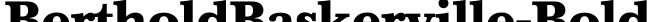 BertholdBaskerville-Bold字体预览