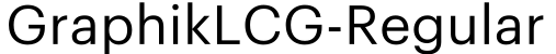 GraphikLCG-Regular字体预览图