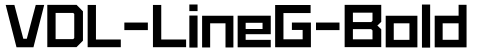 VDL ラインＧ B字体预览图