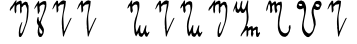 DSA-Nanduria字体预览图
