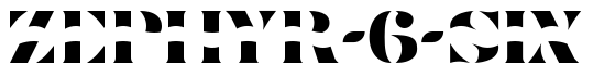 Zephyr-6-Six字体预览图