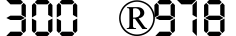 300-CAI978字体预览图