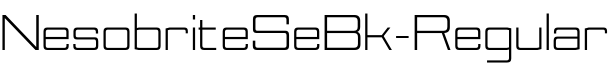 NesobriteSeBk-Regular预览字体图片