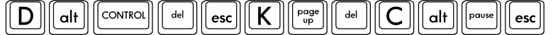 DavysKeyCaps字体预览图