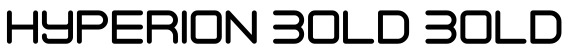 Hyperion Bold Bold字体预览图