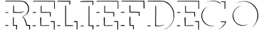 ReliefDeco字体预览
