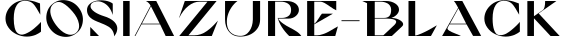 CosiAzure-Black字体预览图
