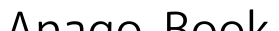 Anago-Book字体预览图