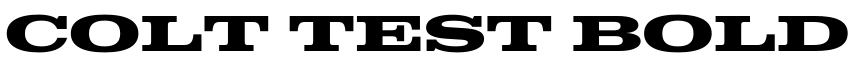 Colt Test Bold字体预览