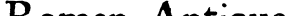 Roman Antique字体预览图