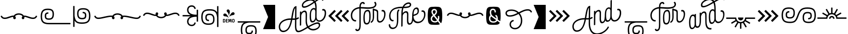 FSP DEMO - Rockeby Ex Bold Regular字体预览图