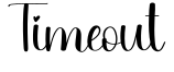 Timeout字体预览