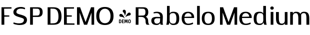 FSP DEMO - Rabelo Medium字体预览