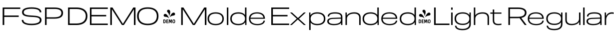 FSP DEMO - Molde Expanded-Light Regular字体预览图