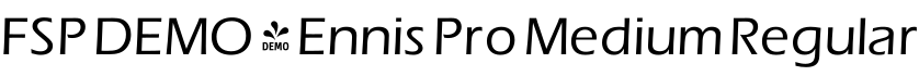 FSP DEMO - Ennis Pro Medium Regular字体预览图