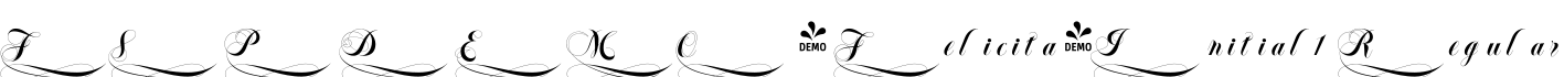 FSP DEMO - Felicita-Initial1 Regular字体预览图