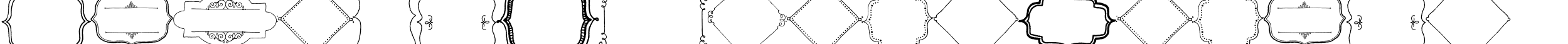 Amorie Extras Frames字体预览图