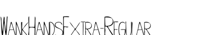 WankHandsExtra-Regular字体预览图