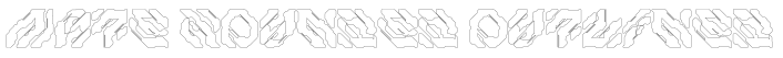 Mate Rounded Outlined字体预览图