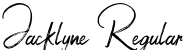 Jacklyne Regular字体预览