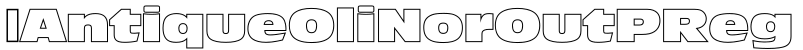 ☞AntiqueOliNorOutPReg字体预览图