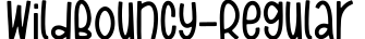 WildBouncy-Regular字体预览