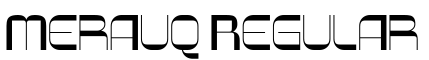 Merauq Regular字体预览图