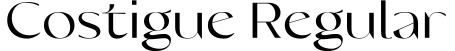 Costigue Regular字体预览图