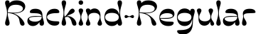 Rackind-Regular字体预览
