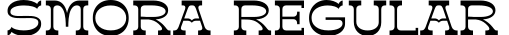 Smora Regular字体预览