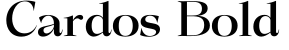 Cardos Bold字体预览图