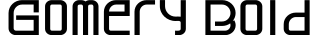 Gomery Bold字体预览图