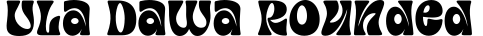 Ula Dawa Rounded字体预览图