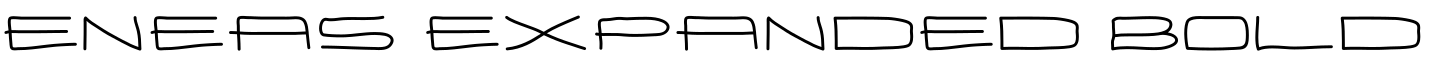 Eneas Expanded Bold字体预览