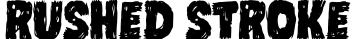 Rushed Stroke字体预览图