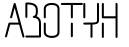 Abotyh字体预览图