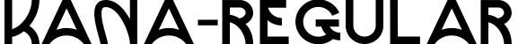 Kana-Regular字体预览