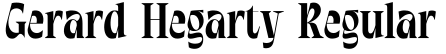 Gerard Hegarty Regular字体预览图