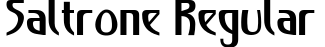 Saltrone Regular字体预览